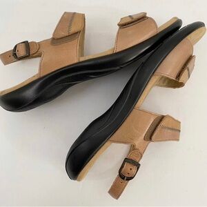 SAS Women's 10.5 Nudu Dawn Adjustable Comfort Sandals Strappy Slingback Peep Toe